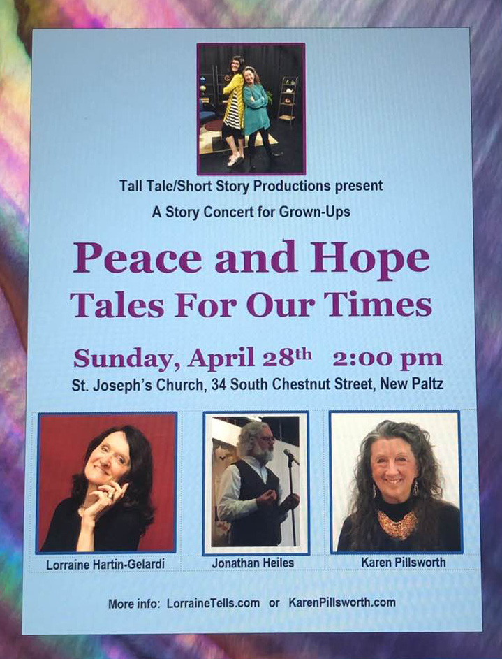 Flyer for Peace and Hope, April 28